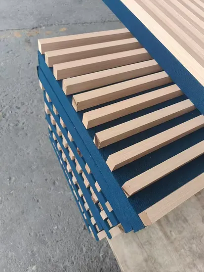 Декоративная внутренняя звукоизоляционная стеновая панель для дома. Акустическая панель из цельного дерева.