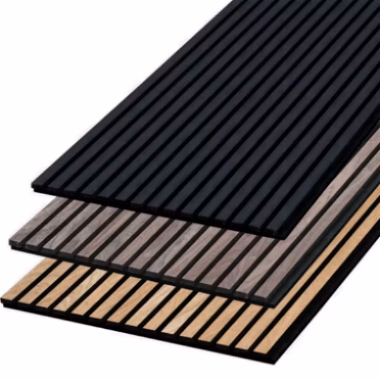 Самые популярные современные акустические панели из цельного дерева, декоративные настенные потолочные панели, звукоизоляционные реечные деревянные стеновые панели ISO для домашнего использования в гостиницах