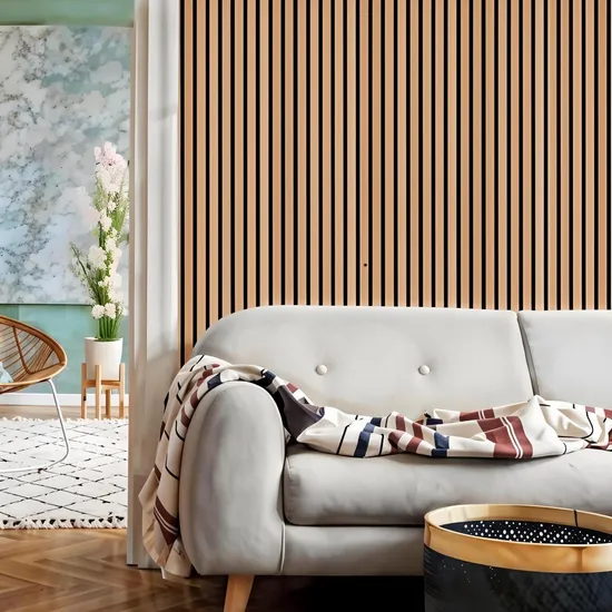 Строительный материал Акустическая панель Звукоизоляционная акустическая потолочная панель для спальни