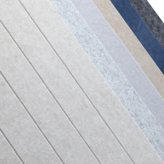 Стильные резные акустические стеновые панели из полиэстера для офисных помещений