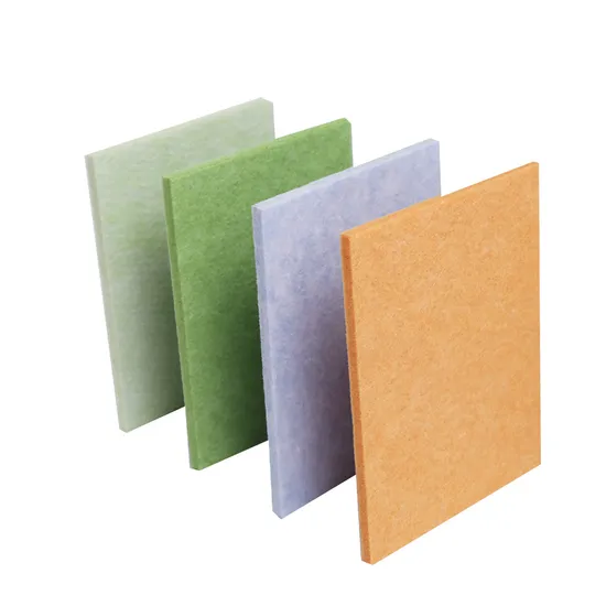 Стильные акустические панели из ПЭТ для снижения шума на рабочих местах